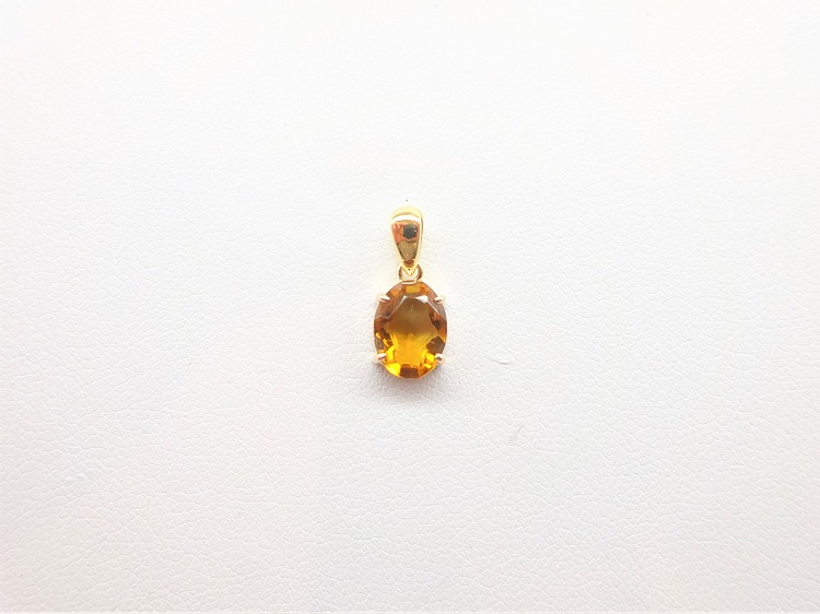 10金シトリンネクタイピン ペンダントリフォーム／リフォーム事例